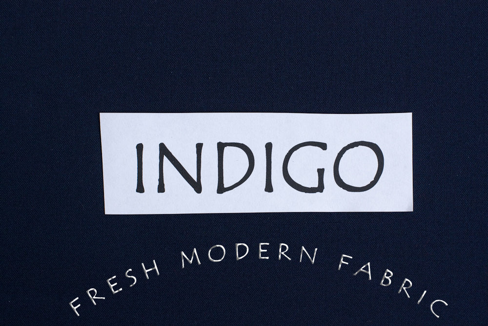 Indigo Kona Cotton Solid Fabric from Robert Kaufman, K001-1178