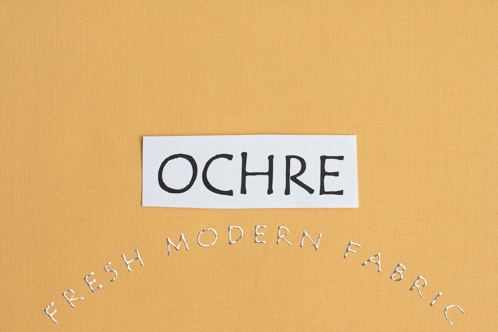 Ochre Kona Cotton Solid Fabric from Robert Kaufman, K001-1704