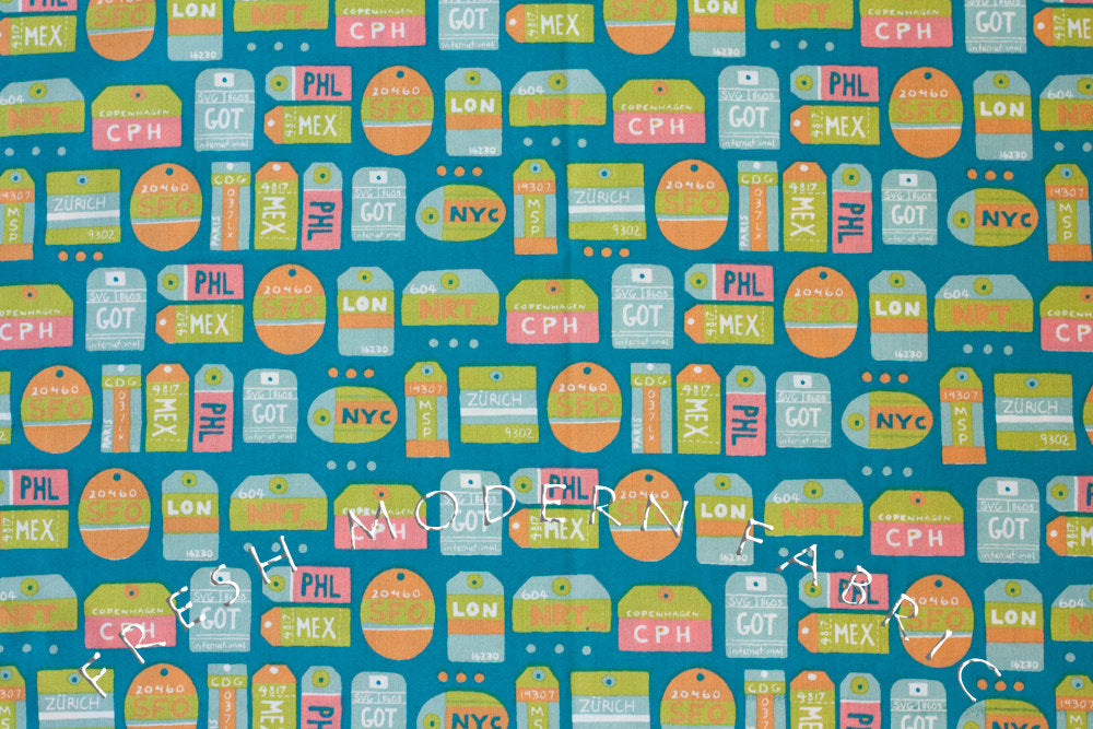 Tagged by Monaluna, Birch Fabrics, 100% Certified Organic Cotton