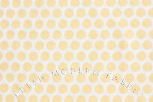 Load image into Gallery viewer, Mod Basics Dots in Yellow, Jay-Cyn Designs, Birch Fabrics, 100% Certified Organic Cotton
