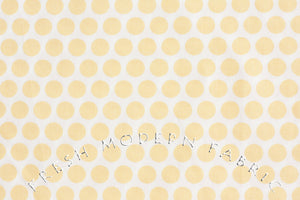 Mod Basics Dots in Yellow, Jay-Cyn Designs, Birch Fabrics, 100% Certified Organic Cotton