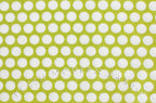 8-Inch End of Bolt Remnant Reverse Dots in Lime Green, Mod Basics, Birch Fabrics, 100% Certified Organic Cotton