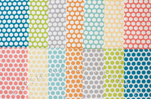 Mod Basics Dots in Teal Blue, Jay-Cyn Designs, Birch Fabrics, 100% Certified Organic Cotton