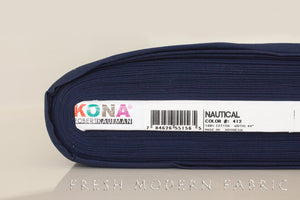 Nautical Kona Cotton Solid Fabric from Robert Kaufman, K001-412