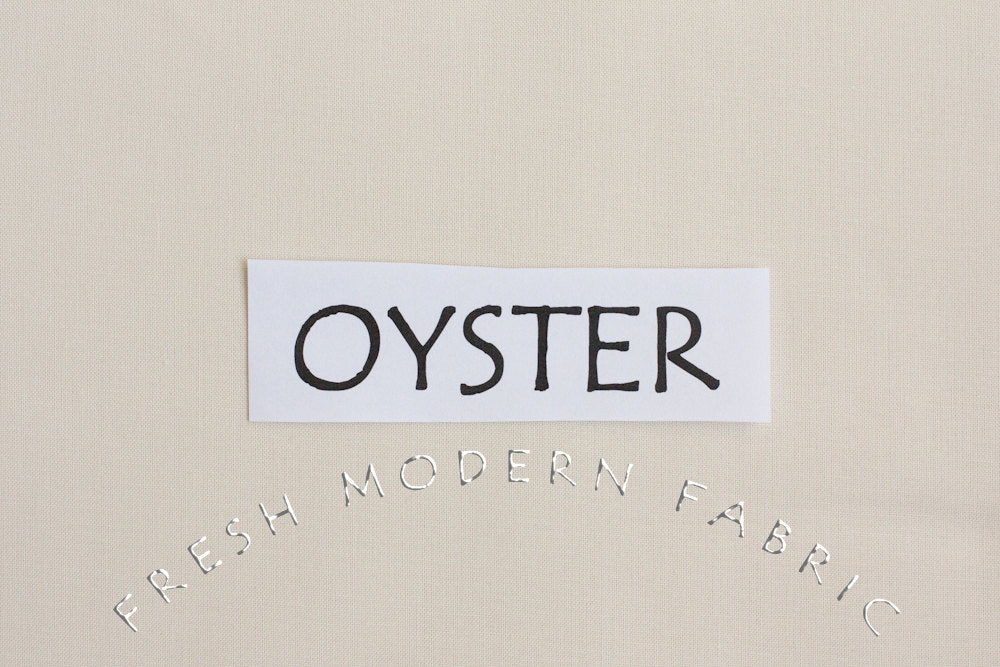 Oyster Kona Cotton Solid Fabric from Robert Kaufman, K001-1268