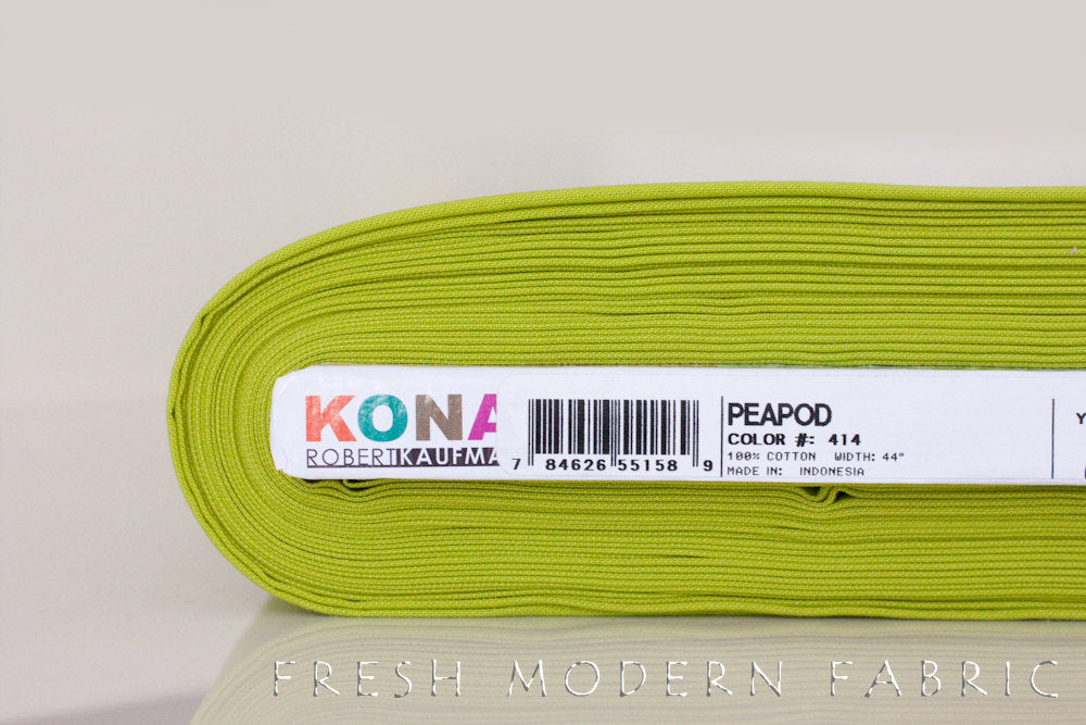 Peapod Kona Cotton Solid Fabric from Robert , K001-414