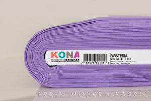 Wisteria Kona Cotton Solid Fabric from Robert Kaufman, K001-1392