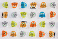 Owls, Happy Drawing by Ed Emberley, 100% Organic Cotton, Cloud9 Fabrics