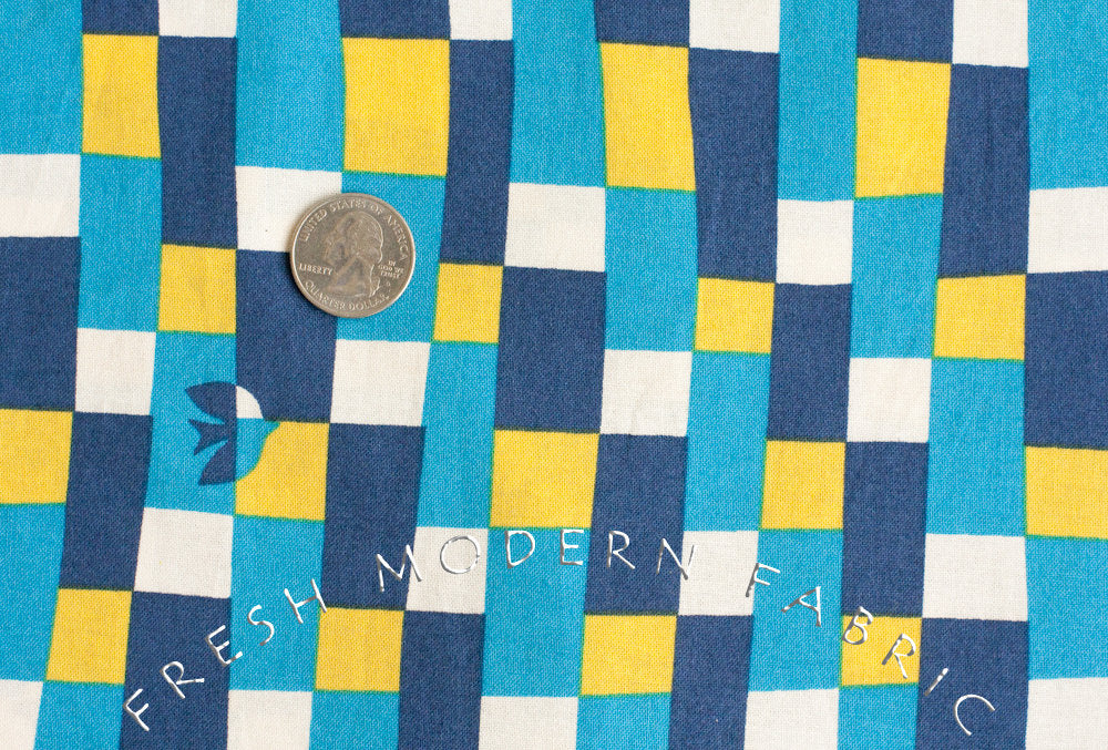 Cotorienne Yurari in Blue, Anyan for Yuwa Fabric, 100% Cotton Fabric