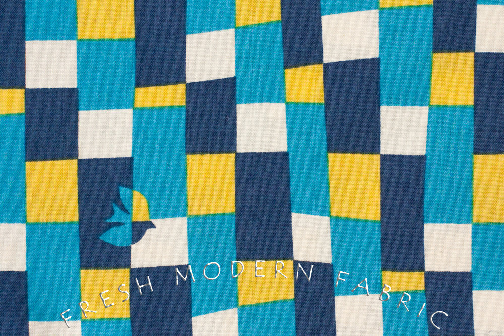 Cotorienne Yurari in Blue, Anyan for Yuwa Fabric, 100% Cotton Fabric