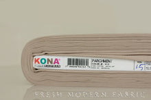 Load image into Gallery viewer, Parchment Kona Cotton Solid Fabric from Robert Kaufman, K001-413
