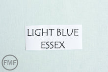 Load image into Gallery viewer, Light Blue Essex, Linen and Cotton Blend Fabric from Robert Kaufman, E014-1200

