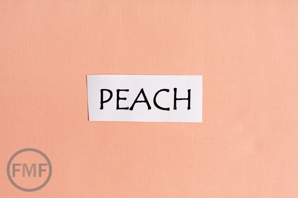 Peach Kona Cotton Solid Fabric from Robert Kaufman, K001-1281