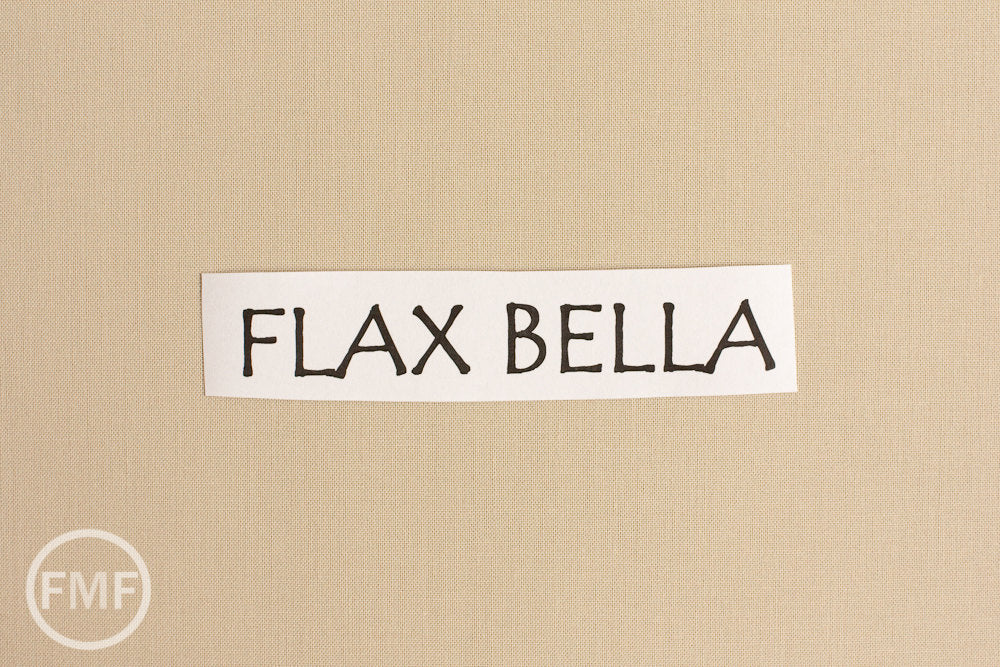 Flax Bella Cotton Solid Fabric from Moda, 9900 241