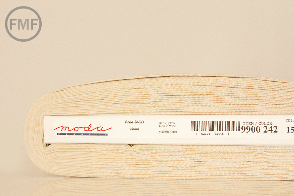 Linen Bella Cotton Solid Fabric from Moda, 9900 242