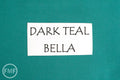 Dark Teal Bella Cotton Solid Fabric from Moda, 9900 110