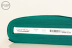 Dark Teal Bella Cotton Solid Fabric from Moda, 9900 110