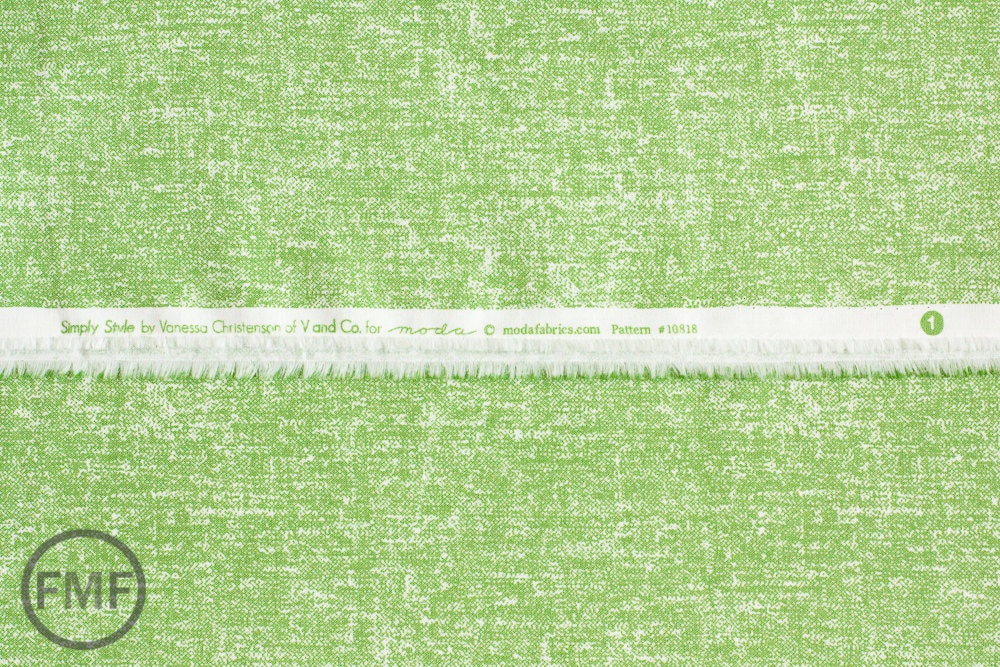 Simply Style Texture Solid in Lime Green, Vanessa Christenson, Moda Fabrics, 100% Cotton Fabric, 10818 17