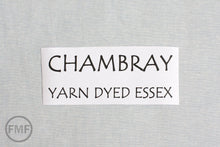 Load image into Gallery viewer, CHAMBRAY Yarn Dyed Essex, Linen and Cotton Blend Fabric from Robert Kaufman, E064-1067
