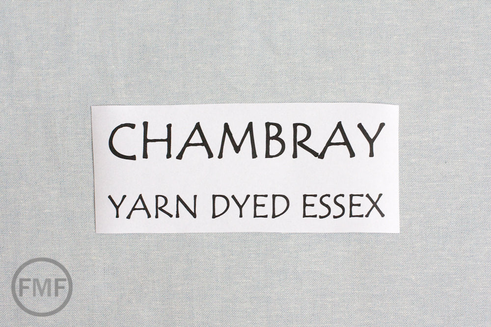 CHAMBRAY Yarn Dyed Essex, Linen and Cotton Blend Fabric from Robert Kaufman, E064-1067