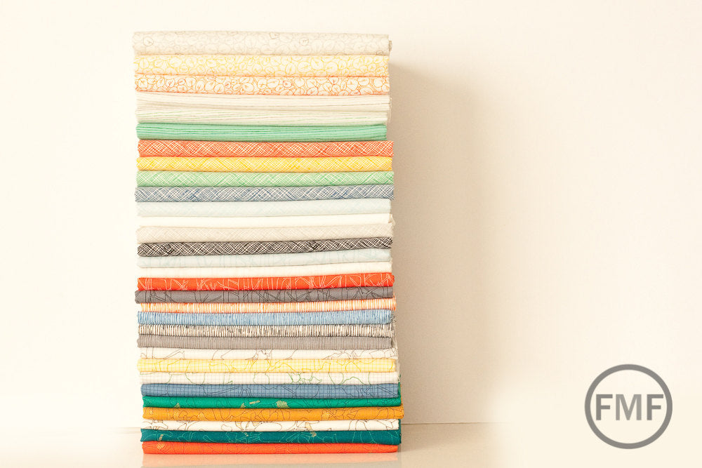 Architextures Crosshatch in Lake, Carolyn Friedlander, Robert Kaufman Fabrics, 100% Cotton Fabric, AFR-13503-73 LAKE