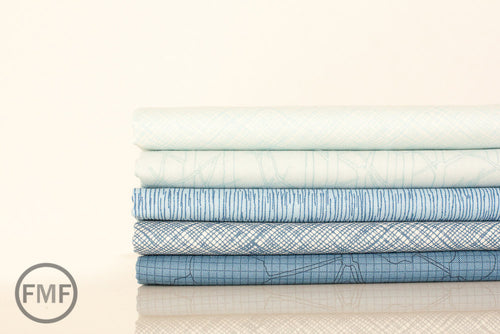 Architextures Crosshatch in Lake, Carolyn Friedlander, Robert Kaufman Fabrics, 100% Cotton Fabric, AFR-13503-73 LAKE