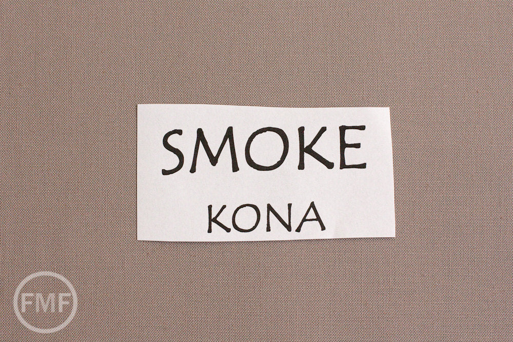 Smoke Kona Cotton Solid Fabric from Robert Kaufman, K001-1713