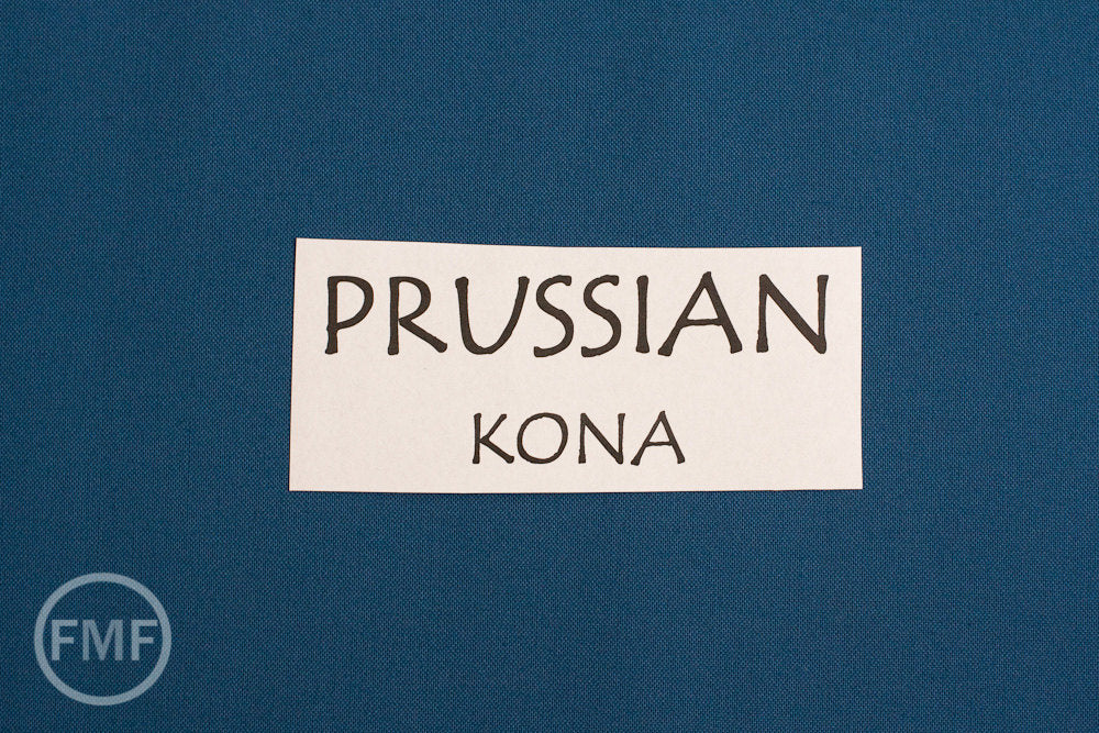 Prussian Kona Cotton Solid Fabric from Robert Kaufman, K001-454