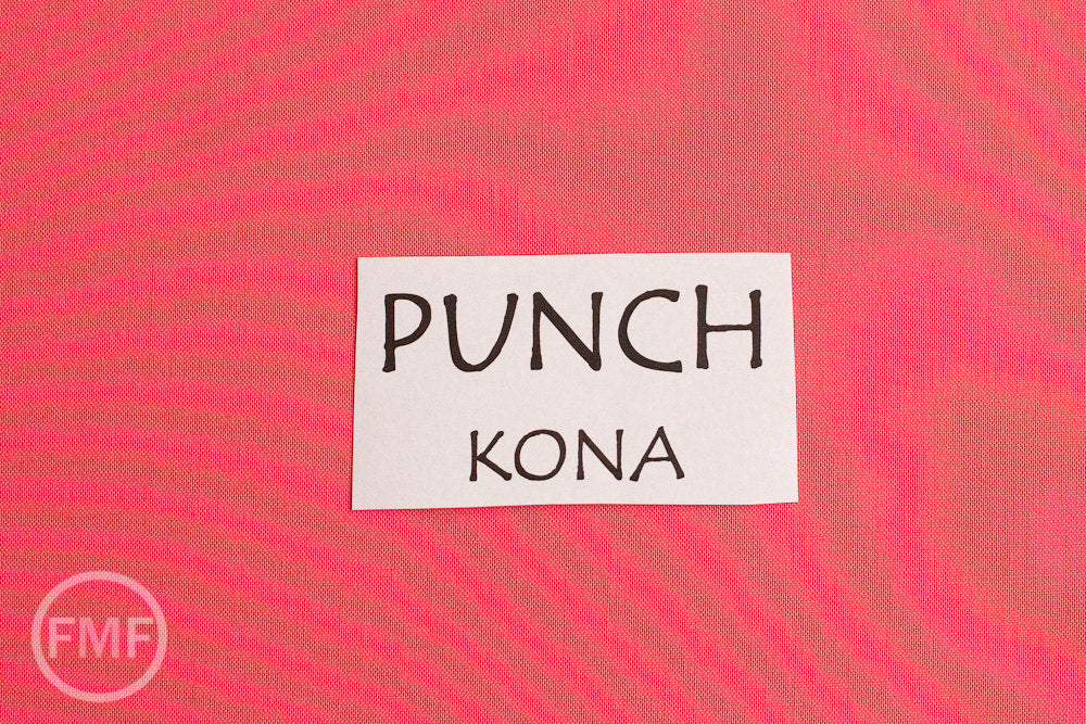 Punch Kona Cotton Solid Fabric from Robert Kaufman, K001-447