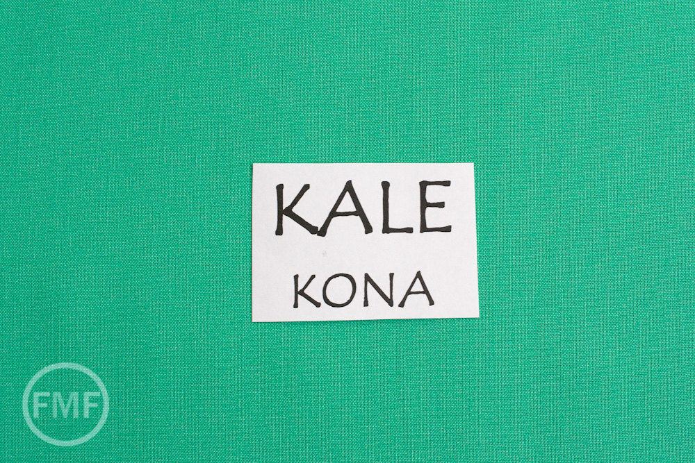 Cali Fabrics  O.D. Green Kona Cotton by Robert Kaufman