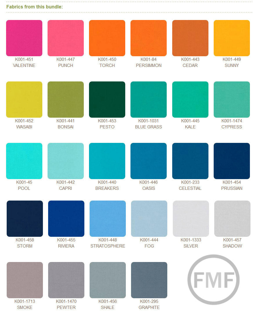 Shadow Kona Cotton Solid Fabric from Robert Kaufman, K001-457