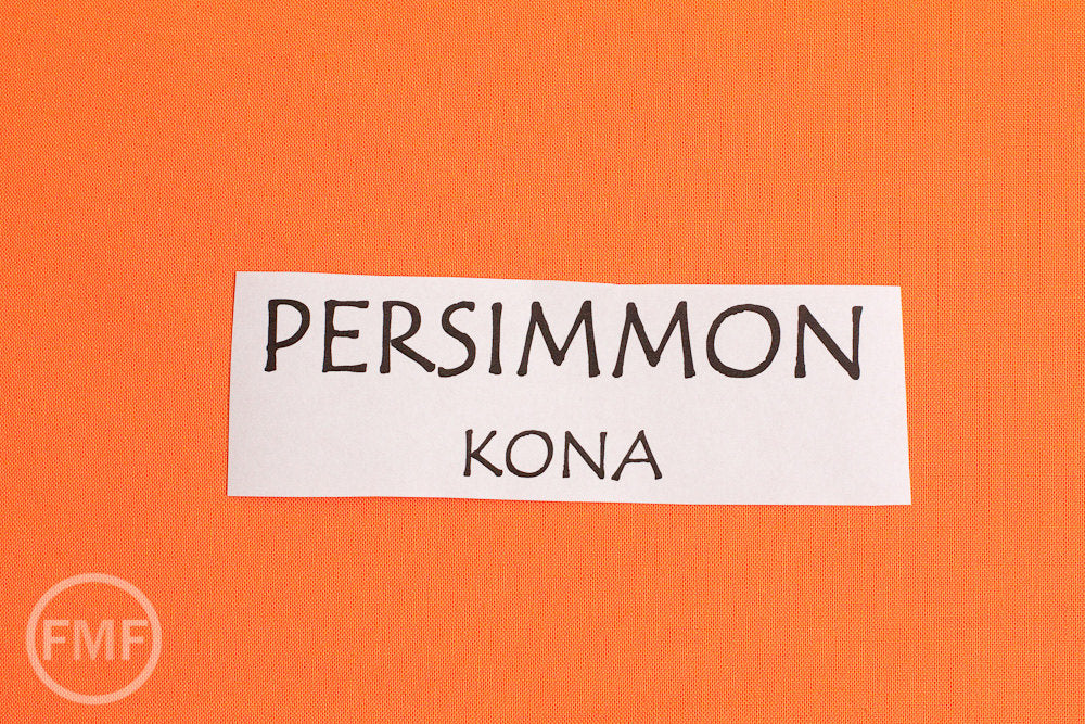 Persimmon Kona Cotton Solid Fabric from Robert Kaufman, K001-84