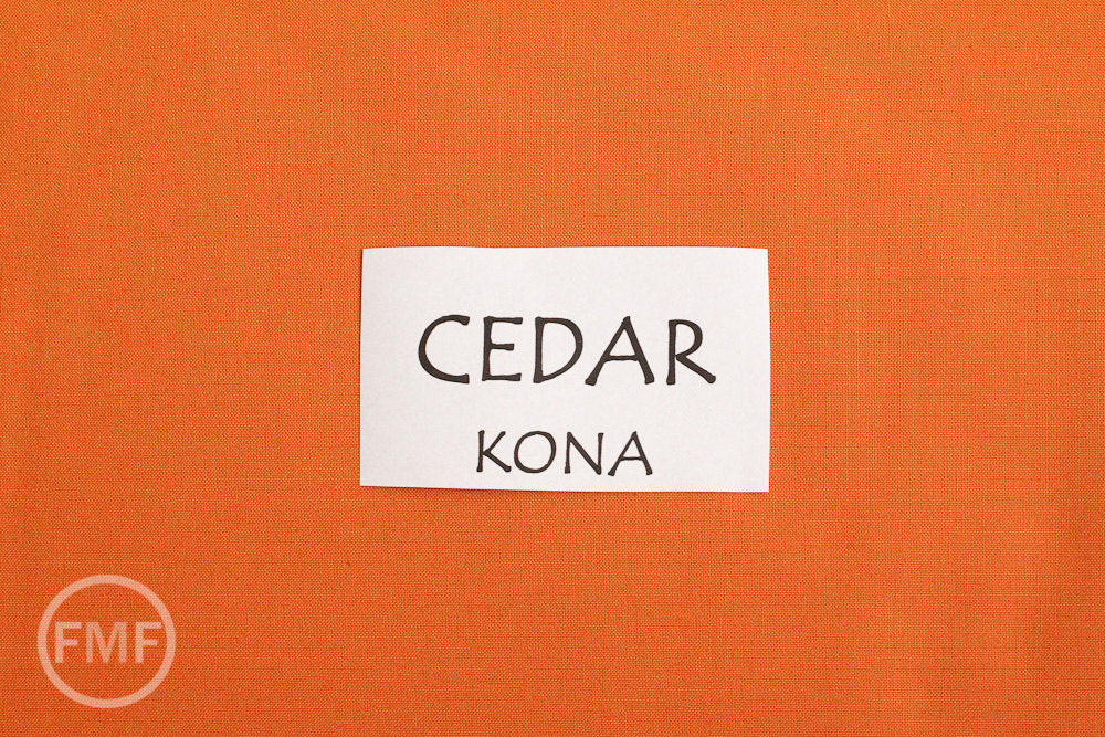 Cedar Kona Cotton Solid Fabric from Robert Kaufman, K001-443
