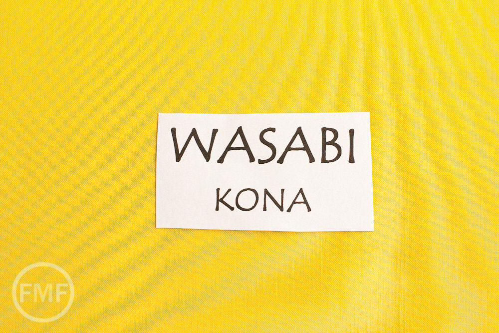 Wasabi Kona Cotton Solid Fabric from Robert Kaufman, K001-452