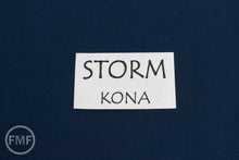 Load image into Gallery viewer, Storm Kona Cotton Solid Fabric from Robert Kaufman, K001-458
