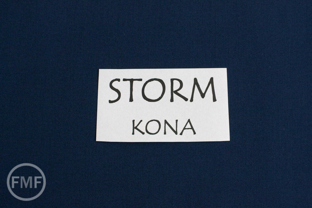 Storm Kona Cotton Solid Fabric from Robert Kaufman, K001-458
