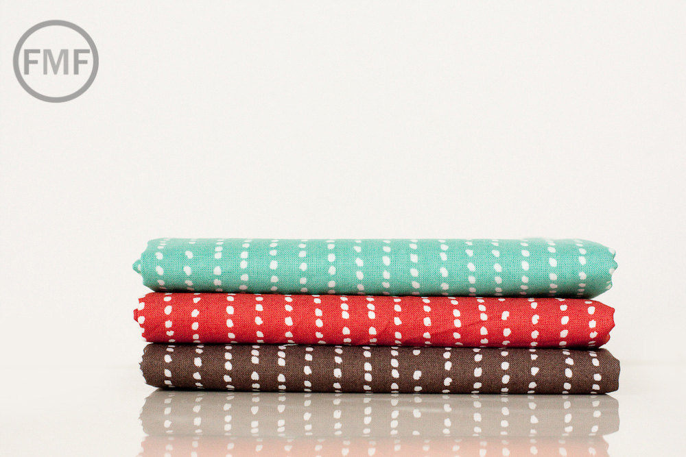 Up, Up and Away Dots and Spots in Smudge, Skinny laMinx, Heather Moore, 100% GOTS-Certified Organic Cotton, Cloud9 Fabrics