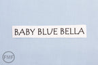 Baby Blue Bella Cotton Solid Fabric from Moda, 9900 32