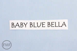 Baby Blue Bella Cotton Solid Fabric from Moda, 9900 32