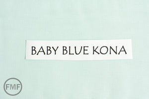 Baby Blue Kona Cotton Solid Fabric from Robert Kaufman, K001-1010