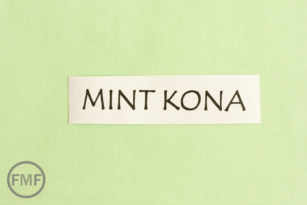 Mint Kona Cotton Solid Fabric from Robert Kaufman, K001-1234