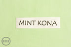 Mint Kona Cotton Solid Fabric from Robert Kaufman, K001-1234