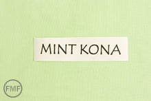 Load image into Gallery viewer, Mint Kona Cotton Solid Fabric from Robert Kaufman, K001-1234

