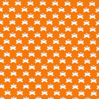 Lotus Pond Hopping Along in Orange, Rae Hoekstra, 100% GOTS-Certified Organic Cotton, Cloud9 Fabrics