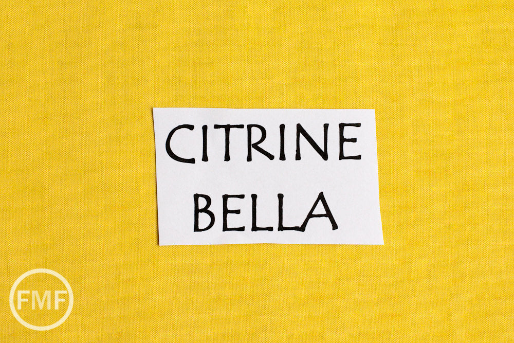 Citrine Bella Cotton Solid Fabric from Moda, 9900 211