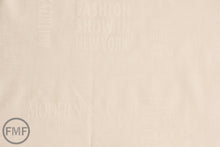 Load image into Gallery viewer, Suzuko Koseki Fashion Magazine Small Text in White, Yuwa Fabric, SZ816972E, 100% Cotton Japanese Fabric
