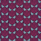 Biology Flora in Purple, Sarah Watson, 100% GOTS-Certified Organic Cotton, Cloud9 Fabrics, 125809