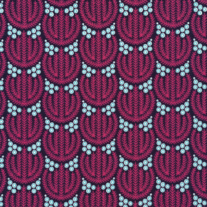 Biology Flora in Purple, Sarah Watson, 100% GOTS-Certified Organic Cotton, Cloud9 Fabrics, 125809
