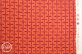 Charms Bamboo in Orange, Ellen Baker for Kokka Fabrics, Double Gauze Cotton Fabric, JG-42100-102A