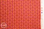 Charms Bamboo in Orange, Ellen Baker for Kokka Fabrics, Double Gauze Cotton Fabric, JG-42100-102A